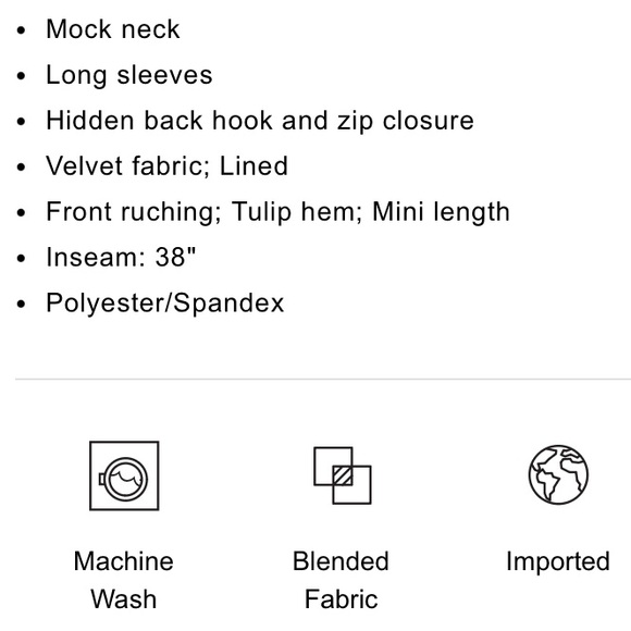 Velvet Body Contour Mock Neck Ruched Mini Dress - Picture 8 of 12